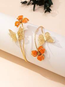 女士手镯 - 橘色 - 查看 3