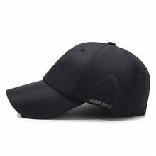 1pc Casual Quick-Dry Breathable Mesh Baseball Cap, Unisex Sun Protection Hat For Spring/Summer - A - View 4