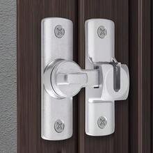 Durable Anti-Theft Door Handle With 90°/180° Adjustable Sliding Pin, Metal Tamper-Proof Lock, Manual Control, Painted Surface, Suitable For Bathroom And Home Security, Modern Door Lock, Sturdy Structure - Multicolor - View 14