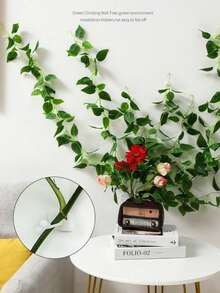 50pcs PP Plant Support Clips - Invisible Wall Vine Fixation Device, Suitable For Climbing Plants Garden Trellis (Slight Color Difference) - Plant Clip - View 11