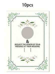 Customized Wedding Invitation, Customized Photo Wedding Invitation Card, Wedding Greeting Card, Wedding Invitation, Can Customize Photo, Name, Time, Location Information - Multicolor - View 20