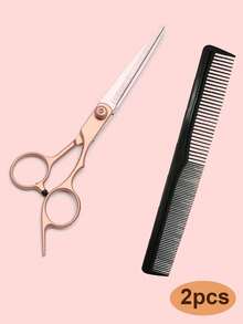 Bộ 1/2/3/8 kéo cắt tóc bằng thép không gỉ, kéo cắt tóc chuyên nghiệp để tỉa tóc, phù hợp với nhiều loại tóc khác nhau bao gồm tóc xoăn, tóc thẳng và tóc thô. - Nhiều màu - Xem 14