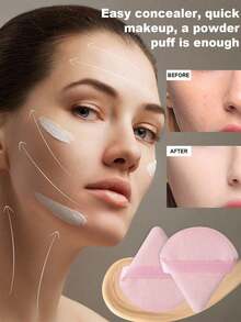 40PCS Pink Makeup Brush Set With Beauty Sponges, Headband & Cleansing Tools - Travel-Friendly Beauty Kit For Women - Pink - View 6