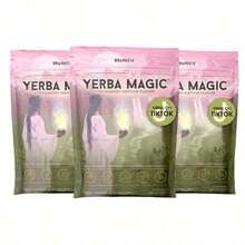 Sinpuyle Brainista Yerba Mate Instant Tea – 3-In-1 Strawberry Matcha Drink With Clean Caffeine, Nootropics & Gut Support – Prebiotics, Probiotics & Focus Formula – 30 Servings (Pack Of 3) - 3 件裝 - 查看 11