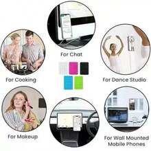 双面硅胶免提吸盘手机支架，可用于手机，也可作为减压玩具、手机试用和维修工具、情人节礼物、母亲节礼物。 - 28粒雙面吸盤 - 查看 3