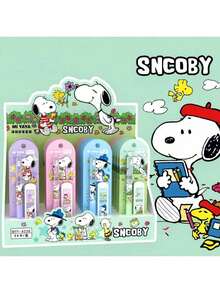 SNOOPY 1支可爱卡通高品质画笔，款式随机，是学生、情人节、复活节的理想礼物 - 彩色 - 查看 4