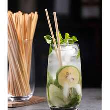 100/200/300pcs Natural Straws, Parrot Chewing Toys, Parrot Boredom Relief Toys, Green, Natural Plant Straws, Wheat Straw Straws, Straws, Straws, Straws, Beverage Straws, Alcohol Straws, Fine Straws, Bar - View 6