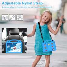 Case Compatible With Honor Pad X8 10.1" 2022 / Honor Pad X8 Lite / MatePad SE 10.1" 2022 / MatePad T10s 10.1" / MatePad T10 9.7" / Enjoy Tablet 2 10.1", With Handle / Shoulder Strap / Stand, 42530839 - 無色 - 查看 5