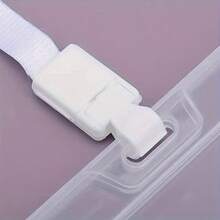 Horizontal Durable Transparent ID Card Holder: Ensure The Safety Of Your Bank Cards And ID Cards! - 5 Cards - View 6