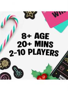 Lucky Egg Official GrabTheMic – Family Karaoke Board Game W/Foam Mic, 8+ Ages, 2-10 Players - Games For Bad Singers W/ 240 Lyrics (120 Cards) (First Edition) - 黑色 - 查看 5