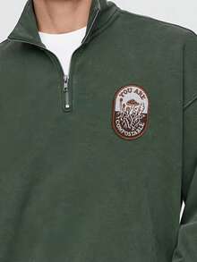 1pc Embroidered Patch, Natural Patch, Mushroom Patch, Iron-On Sew-On Patch - Multicolor - View 4