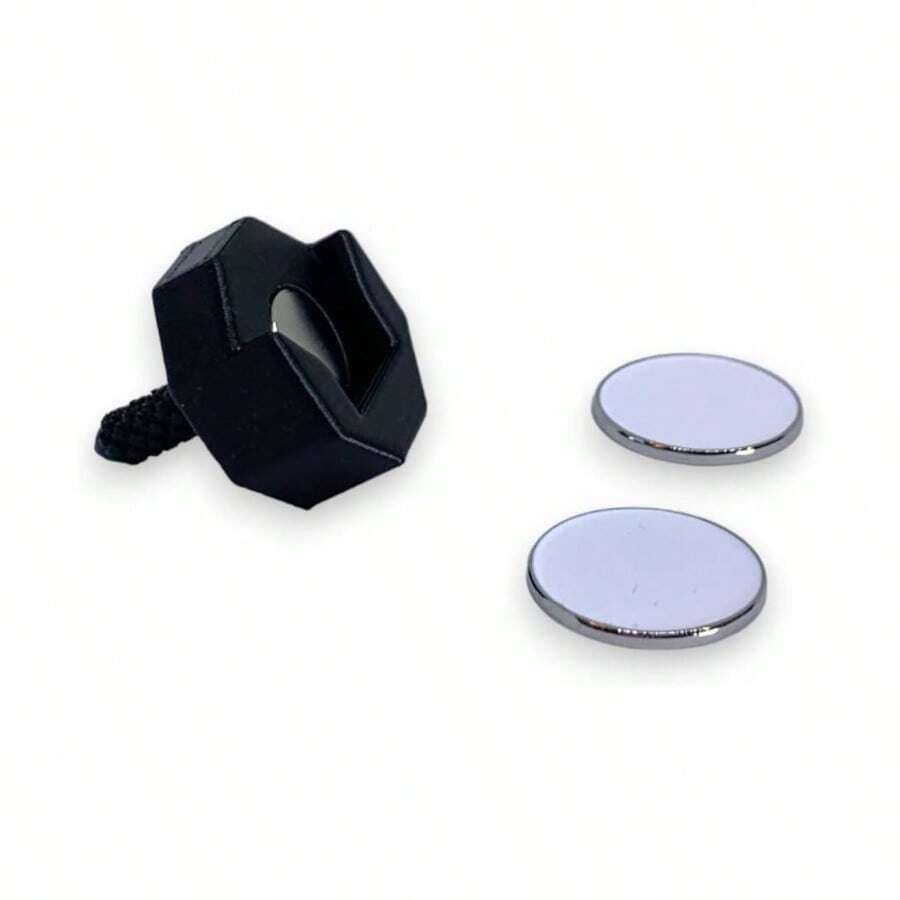 Ball Marker Magnetic Putter Grip Ball Marker Holder Putting Green Accessory - Holder W/ 2 Ball Markers - View 1
