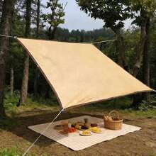 Lona gruesa impermeable, resistente al sol y al calor, toldo protector de plástico - Amarillo Mostaza - Ver 2