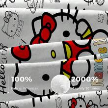 SANRIO Chăn lông cừu Hello Kitty cá nhân hóa - Tên tùy chỉnh, chăn flannel mềm mại, món quà ấm áp và thoải mái dành cho gia đình và bạn bè, thích hợp để trang trí nhà cửa hoặc các dịp lễ hội, Chăn Hello Kitty - Nhiều màu - Xem 9