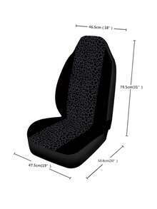 1 bộ bọc ghế ô tô in họa tiết da báo mới, chất liệu lụa mỏng thoáng khí, phù hợp cho xe SUV và Sedan, thoải mái và có thể giặt máy. - Bọc ghế - Xem 4