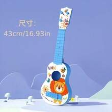 可演奏小型吉他玩具，幼兒教育啟蒙玩具，可演奏樂器玩具 [非電] - 彩色 - 查看 7