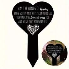 New Cross-Border Memorial Grave Marker, Outdoor Pet Memorial Plaque, Acrylic Cross For Funeral - B - View 3