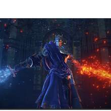 Elden Ring Dual Crescent Knight Action Figure, Metal Armor + Flowing Blue Cape, Game Scene Reproduction Model, Exquisite Face Sculpting And Detailed Depiction, Great Decorative Gift - Multicolor - View 5