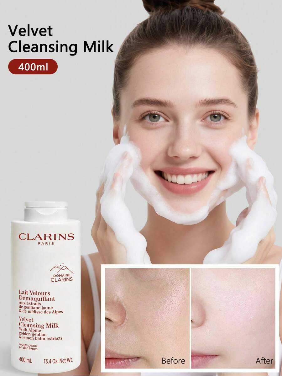 Clarins 娇韵诗白莲花温和泡沫洁面乳，400毫升/13.4液盎司 - 400毫升 - 查看 1