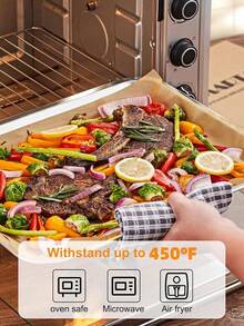 200片/100片/50片装空气炸锅专用烘焙纸，方形硅胶防油纸托盘，加厚空气炸锅专用烘焙纸托盘设计，未漂白烘焙纸，耐热材质，不粘，无需裁剪，适用于烤箱、烧烤炉、空气炸锅、蒸锅，可用于烘焙、烤制、空气炸、蒸面包、制作纸杯蛋糕等。 - 方形棕色 - 查看 4