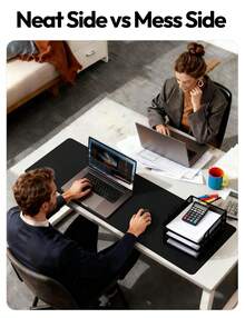 1pc Extended Gaming Mouse Pad And PC Desktop Keyboard Mat - Dark Cute Kitten Pattern - Laptop Protection Mat For Study Desk - Durable Non-Slip Base With High-Definition Printing Available In Multiple Sizes XL XXL - Suitable For Home - 查看 6