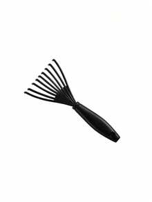 1pc Women's Pink Long Handle Comb, Hollow Ribbed Design, Anti-Static, Suitable For Wet And Dry Hair, Volumizing Hair, Styling Tool, Pink Accessory - A - View 8