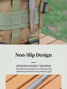 4支/1支黑色户外生存战术笔 - 彩色 - 查看 6