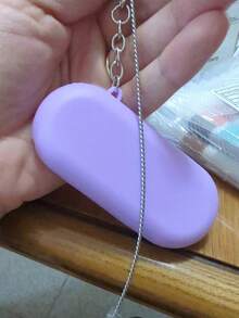 3支/套可重复使用硅胶吸管带收纳盒 - 可折叠便携，适合旅行和聚会饮用 - 查看 7