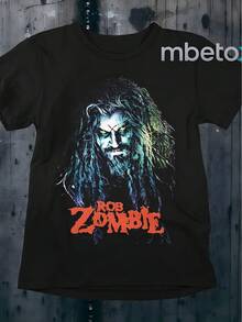 Rob Zombie T-Shirt – Metal Music, Dragula Graphic Tee - Black - View 1