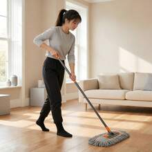 Cleaning Supplies Microfiber Dust Mop For Hardwood Floor Cleaning, Dry Wet Floor Duster & Baseboard Cleaner, Household Mop For Kitchen Bathroom - mặc định - Xem 2