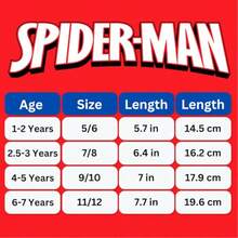 Marvel Spider Man Boys' Flip Flops Fun, Comfortable, And Easy SlipOn Footwear (Toddler Sizes 5-10 / Little Kid Sizes 11-12) - 紅色 - 查看 9