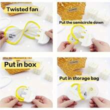 1pc Foldable Mini Round Fan, Summer Outdoor Cooling Accessory,Outdoor,Garden,Travel Essentials,Portable Essentials,Beach Essentials,Graduation Season,Commencement,Graduation Ceremony,Graduation Gift,Graduation Present,Graduation Gift,Graduation Present,Congrats Grad,Congratulations Graduate,Valedictorian,Finish School,Graduation Party,Outdoor Essentials,Travel Portable,Hiking Essentials,Camping Essentials,Portable Tools,Summer Essentials ,Summer Portable - A - View 7