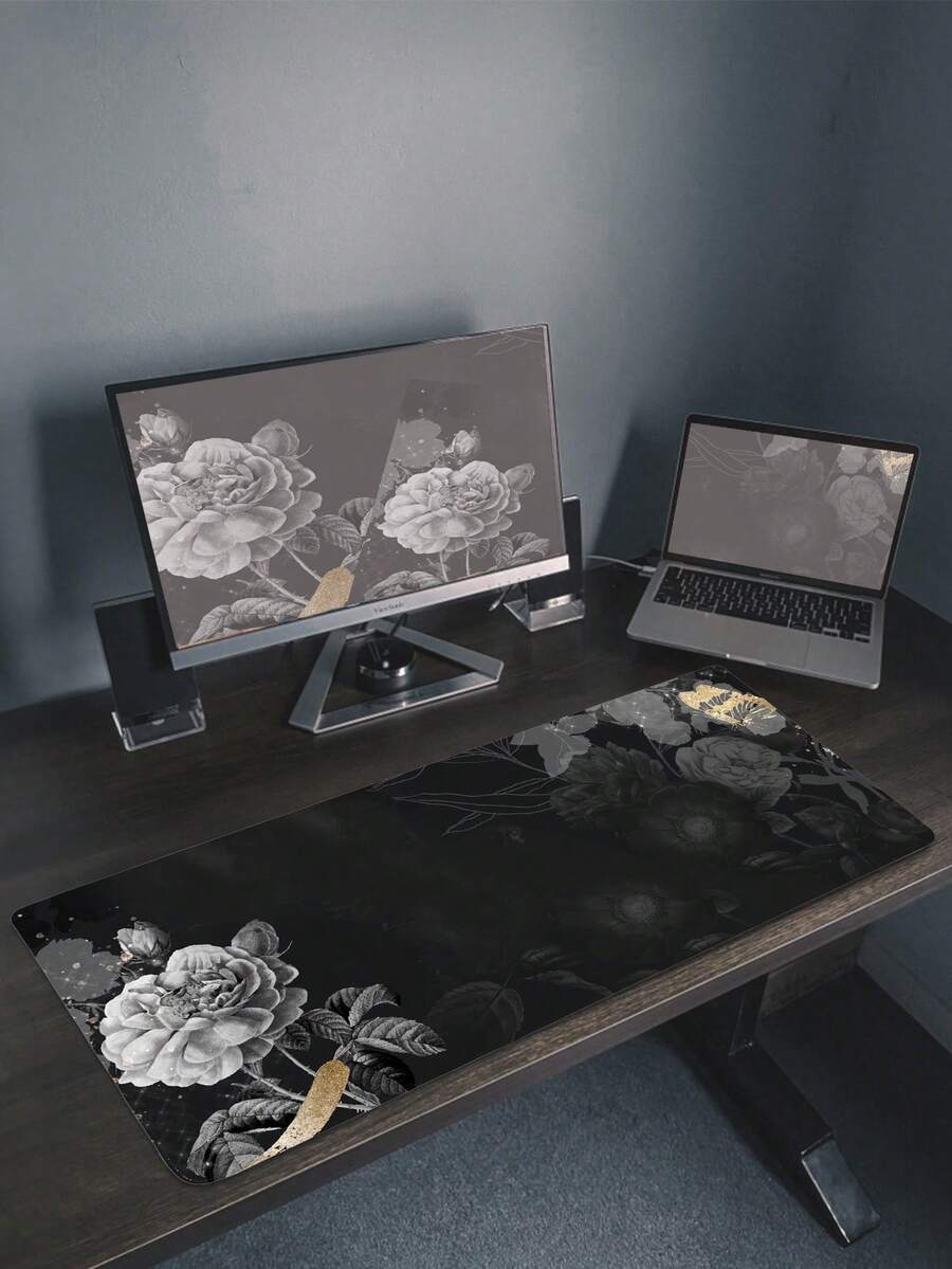 Mouse Pad Desk Mat, Non-Slip Rubber Base, Multi-Size Available, Decorative Desk Pad For Room Decor & Back To School - View 1