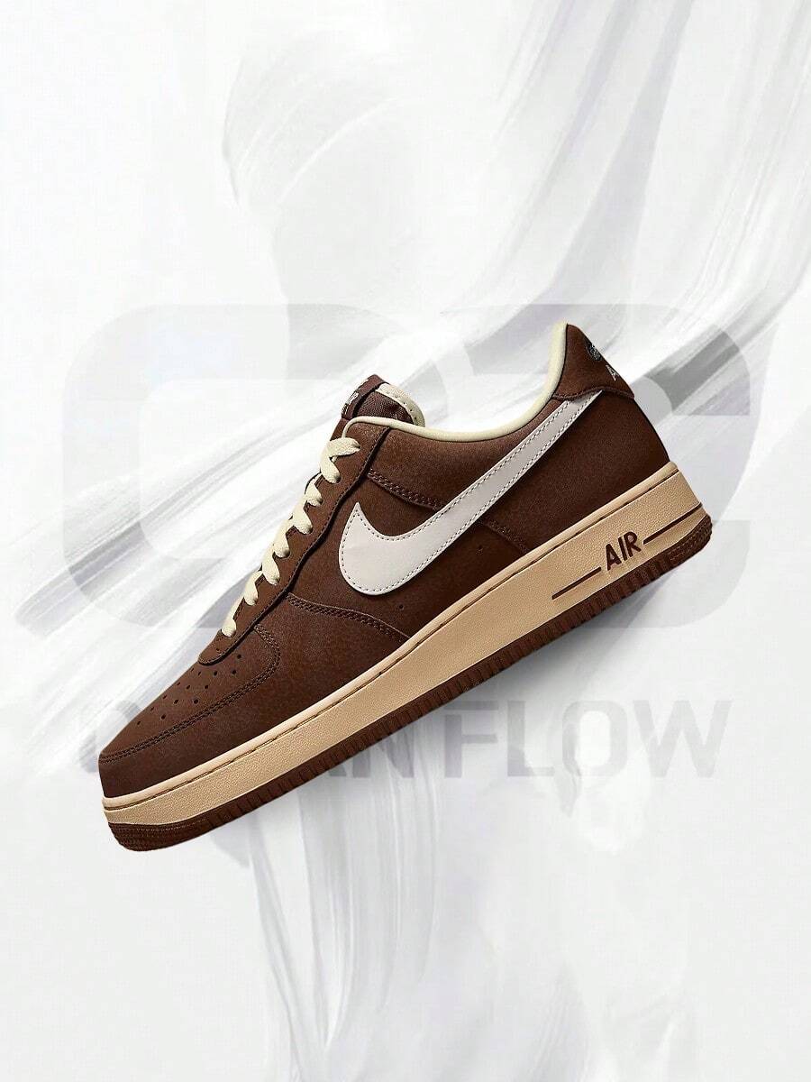 Nike Air Force 1 Low '07 Cacao Wow– Men's Lifestyle Sneakers – Shoes For Man -Vintage-Spring & Summer-Inspired Running Shoes, Shock-Absorbing Comfort, Gym To Streetwear Casual Wear-Mother's Day Gifts-Father's Day Gift–FZ3592 259 - Cacao Wow/Coconut Milk/Vintage Green/Sail - 查看 1