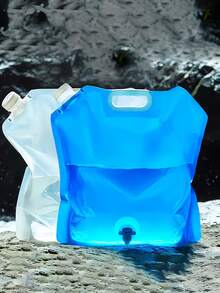 5L/10L 露營水袋 附閥門可折疊水儲存袋 摺疊式緊急水壺 便攜可重複使用 適合男女戶外露營旅行登山徒步野餐烤肉 戶外必備配件 - 彩色 - 查看 7