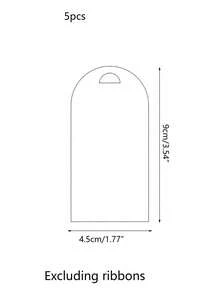 5 tấm thẻ đánh dấu chỗ ngồi hình vòm bằng acrylic mờ, không kèm ruy băng, thích hợp cho tiệc cưới, sinh nhật. - Xem 12