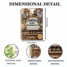 1pc 阿米什家庭药剂师 2025 版 - 现代紧急情况下的传统疗法，保护和治愈您家人的草药手册。 - The Amish Home Pharmacist筆記本 - 查看 3