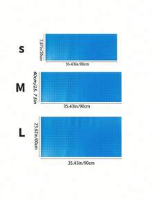 1 Roll Swimming Pool Ladder Mat, 60.86 Cm X 90.44 Cm Anti-Slip Shower Mat Swimming Pool Ladder Mat, Cushion For Pool Steps Or Ladders, And Anti-Slip Pool Liner (Blue - 0.07 Cm Thick) - A - View 2