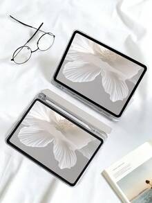 1 件装蓝棕色格子图案彩绘平板保护套，兼容 Mini4/Mini5/Mini6/Mini7/Air/Air2/9.7/10.2/10.5/Air4/Air5/10.9/Pro 11 英寸/第十代/Air 11 英寸 (M2)-2024/Pro 11 英寸 (M4)-2024/Air 11 英寸 (M3) 2025/(A16) 11 英寸第十一代 2025、Galaxy Tab A8 10.5 英寸 2022，三折支架，笔槽，TPU 软边保护，磁吸式睡眠/唤醒功能，简约/趣味/个性化/创意平板保护套 - 彩色 - 查看 5