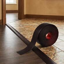 1pc Self-Adhesive Floor Transition Strip, Laminate Floor Gap Cover, Threshold Trim, Cuttable Flat Divider, For Connecting Gaps And Doorway Transitions - C - View 19