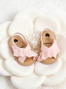 0-18 Months Infant Girls Boys Summer Sandals, High Quality Neutral Infant Toddler Outdoor Beach Shoes, Infant White Sandals - Pink - View 7