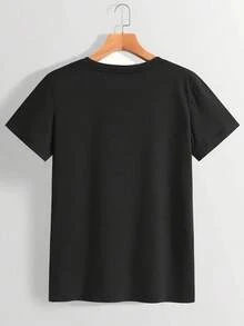 Women T-Shirts - Black - View 2