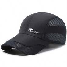 1 pieza Gorra de béisbol de malla transpirable y ligera, sombrero casual de secado rápido para exteriores, adecuado para primavera, verano y otoño, playa, vacaciones - A - Ver 7