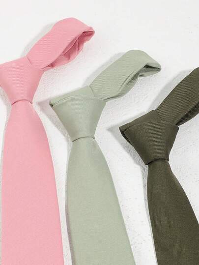 1 pieza Accesorio de moda clásico a juego de color para hombres, adecuado para usar con trajes y en ocasiones de negocios