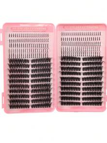 High Volume European And American Style False Eyelashes, Thick And Layered Individual Cluster Lashes - View 6