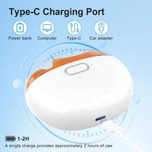 Electric Nail Trimmer, Electric Nail Clipper, Electric Nail Care Set - Trim And Polish, Perfect For Hands And Feet (Orange, Light Purple) - Multicolor - View 7