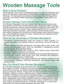 Wooden Massage Tool Set, Shaping Massage Tools, Wooden Therapy Tools For Relieving Muscle Pain, Shaping, Contouring And Reducing Cellulite - Multicolor - View 11