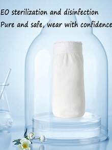 5pcs/Pack Disposable Women's Panties, Seamless High Waist Underwear, Sterile Travel Panties, Comfortable Breathable Elastic Underwear, Postpartum Plus Size Polyester Breathable Padded Panties, Soft & Skin-Friendly, Multi-Color Disposable Lingerie Accessories - Multicolor - View 6