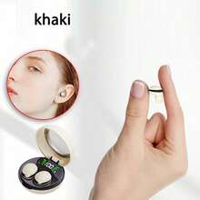 迷你无线耳机，超小型睡眠耳机，无闪烁灯，兼容苹果和安卓手机，母亲节推荐礼物 - 彩色 - 查看 15