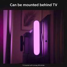 شريط إضاءة LED بمنفذ USB متغير الألوان RGB، إضاءة خلفية للتلفزيون بريموت كنترول، إضاءة جو موسيقية متناغمة، مصباح إضاءة محيطي مع إيقاع الموسيقى - RGB-A - مشاهدة 6